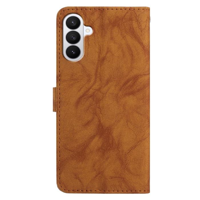 Bild 6, Samsung Galaxy S26 Fodral Fjäril Tryck Brun