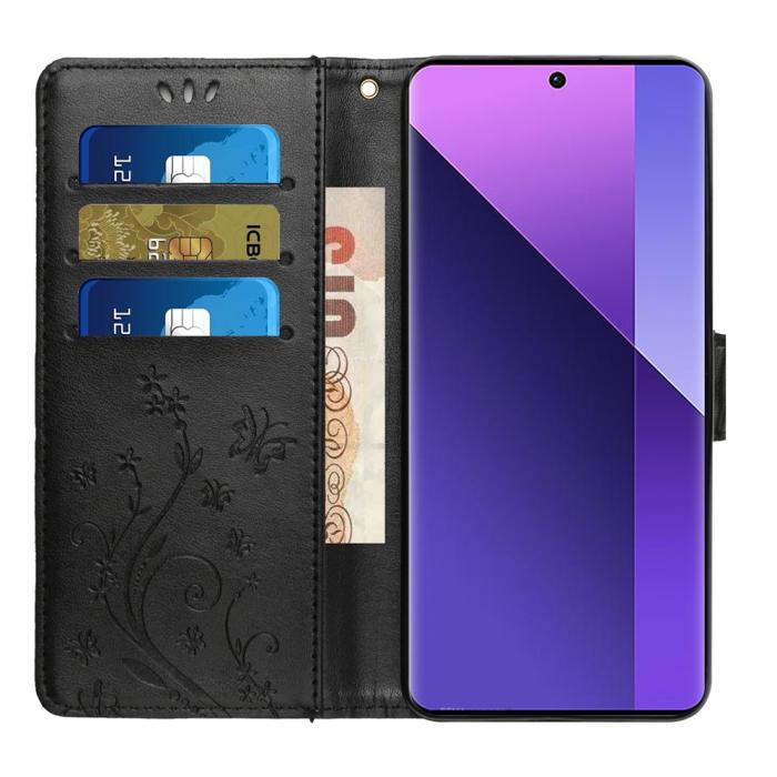 Bild 2, Samsung Galaxy S26 Ultra Fodral Med Blommigt Tryck Svart