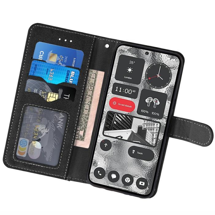 Bild 2, Samsung Galaxy S26 Ultra Fodral Multifunktionellt Läder Svart