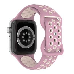 Sportarmband Dual-Color Apple Watch 41/40/38 mm (M/L) Lavender/Rosa