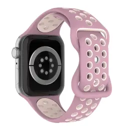 Sportarmband Dual-Color Apple Watch 41/40/38 mm (M/L) Lavender/Rosa