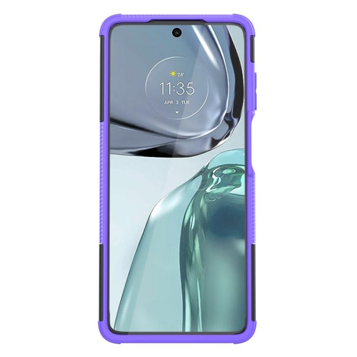 Bild 3, Motorola Moto G62 5G Skal Ultimata Stöttåligt med Stöd Lila