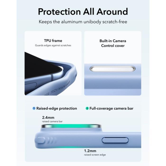 Bild 5, ESR iPhone 18 Pro Max / 17 Pro Max Skal MagSafe Hybrid Kickstand