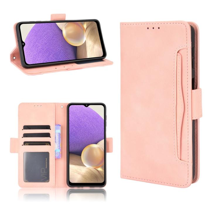 Bild 1, Samsung Galaxy A32 5G - Fodral Med Avtagbart Kortfodral - Roséguld