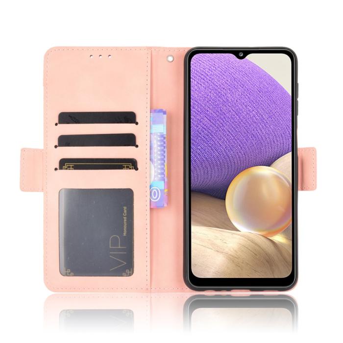 Bild 5, Samsung Galaxy A32 5G - Fodral Med Avtagbart Kortfodral - Roséguld