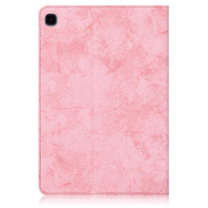 Bild 3, Samsung Galaxy Tab S6 Lite - Fodral Med Frontficka Och Pennhållare - Rosa