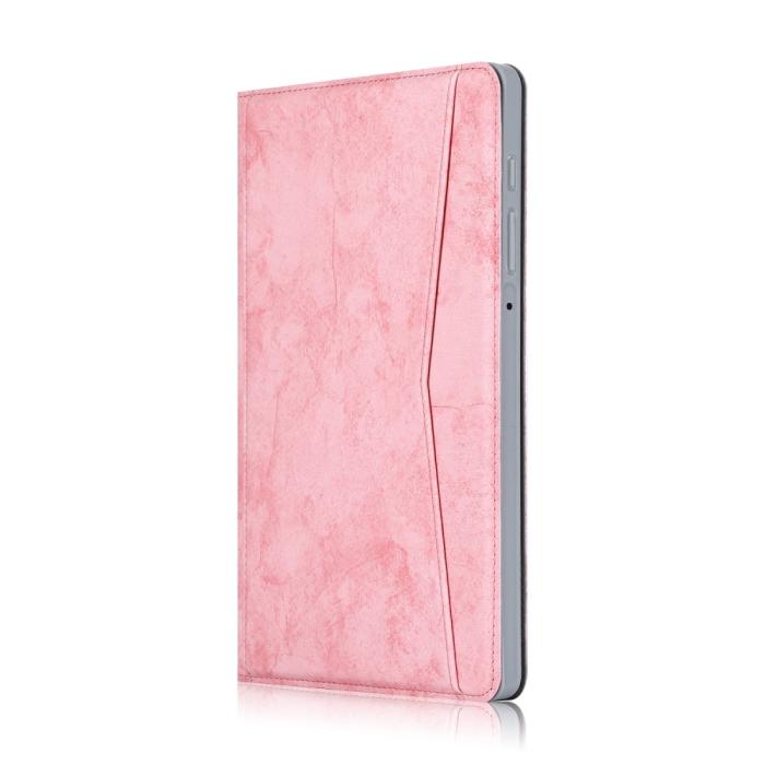 Bild 4, Samsung Galaxy Tab S6 Lite - Fodral Med Frontficka Och Pennhållare - Rosa