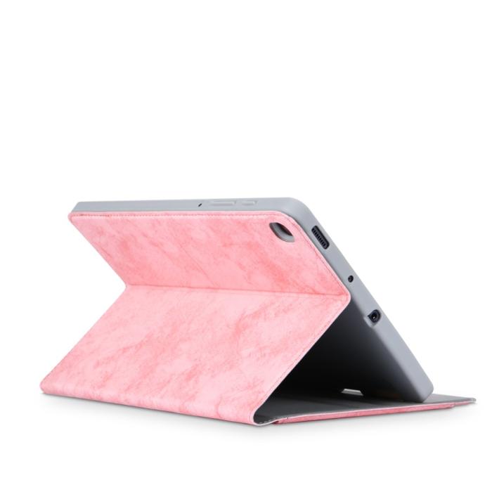 Bild 6, Samsung Galaxy Tab S6 Lite - Fodral Med Frontficka Och Pennhållare - Rosa