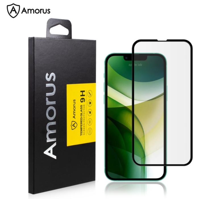 Bild 1, iPhone 13 Mini - AMORUS Heltäckande Skärmskydd I Härdat Glas