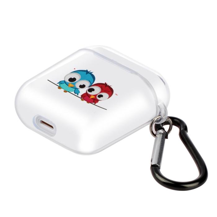 Bild 2, AirPods Skal Med Krok - Ugglor