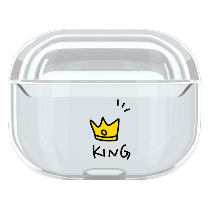 Bild 1, AirPods Pro Skyddsskal Med Motiv - King