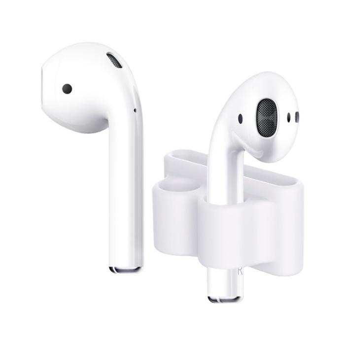 Bild 1, IMAK Hållare för AirPods Hörlurar - Vit