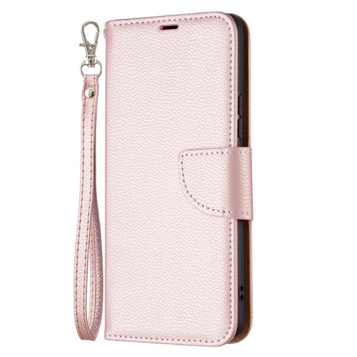 Bild 2, Samsung Galaxy A53 5G Fodral Litchi Shark Läder Roséguld