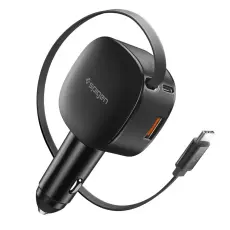 Spigen 60W USB-C / USB-A Billaddare Essentail Svart