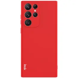IMAK Samsung Galaxy S22 Ultra Skal Skin Touch TPU Röd