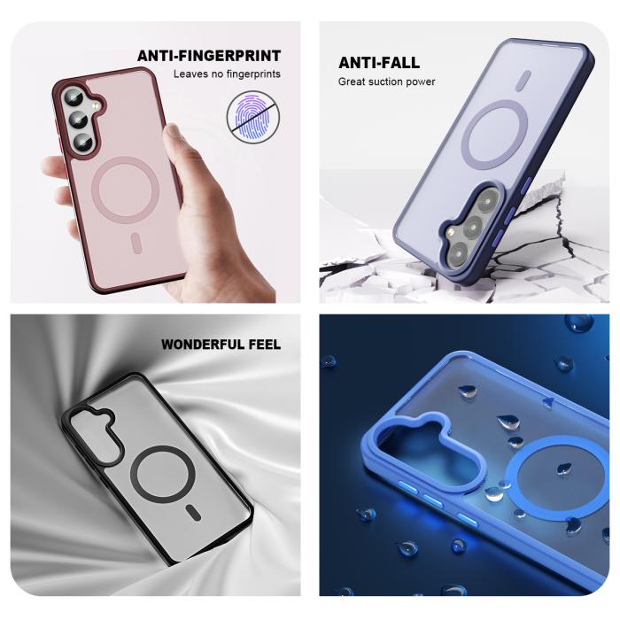 Bild 6, ColorPop Galaxy S24 Skal CH MagSafe Matt Lavender Ash