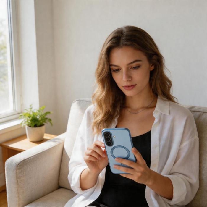 Bild 5, Tech-Protect Galaxy A57 5G Skal MagSafe MagFlex Sky Blue