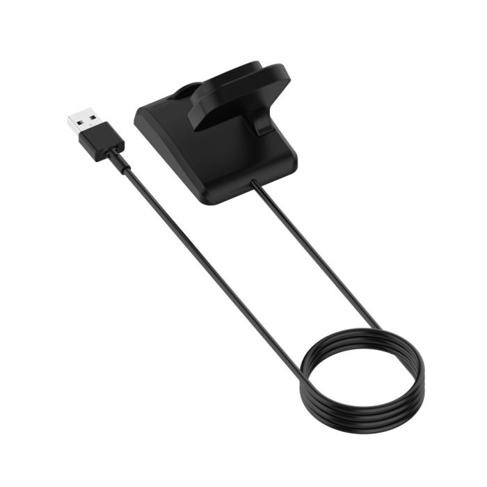 Bild 1, 1m Laddare Till Fitbit Versa 4 / 3 / Sense / Sense 2 Svart