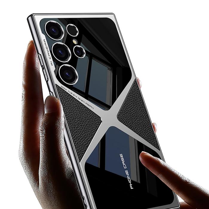 Bild 3, GKK Samsung Galaxy S25 Ultra Skal X Shape Titanium Grey