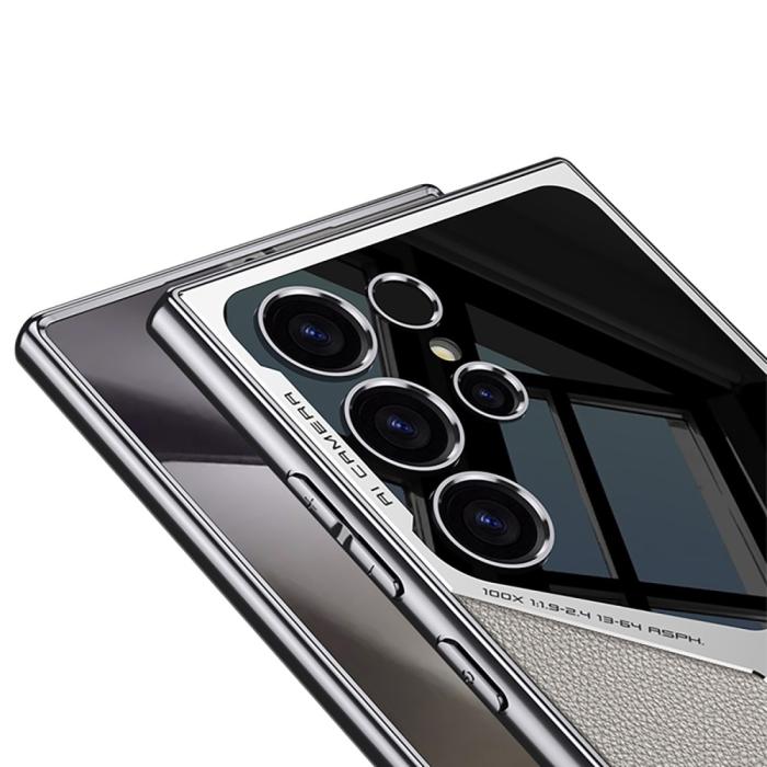 Bild 4, GKK Samsung Galaxy S25 Ultra Skal X Shape Titanium Grey