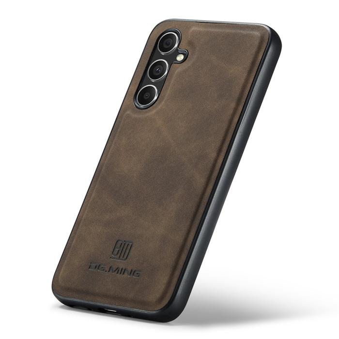 Bild 4, DG.MING Samsung Galaxy S23 FE Skal Läderbelagt Mörk Brun