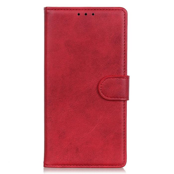 Bild 6, Samsung Galaxy S23 Plus Fodral Solid Läder Röd