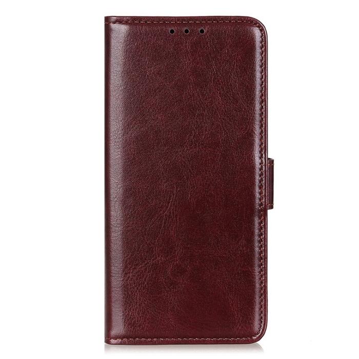 Bild 5, iPhone 16 Pro Fodral Läder Crazy Horse Brun
