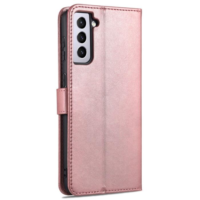 Bild 6, AZNS Samsung Galaxy S23 Fodral Läder Roséguld