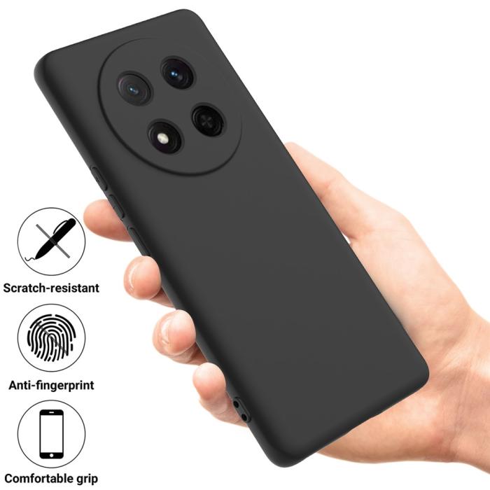 Bild 2, Honor Magic7 Lite Skal Liquid Silikon Svart