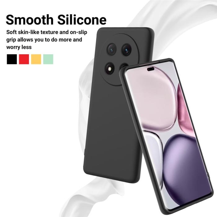 Bild 3, Honor Magic7 Lite Skal Liquid Silikon Svart