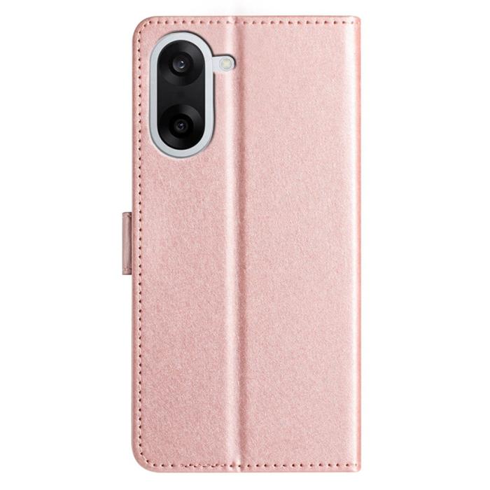 Bild 2, OnePlus Nord CE5 Fodral Läder Roséguld