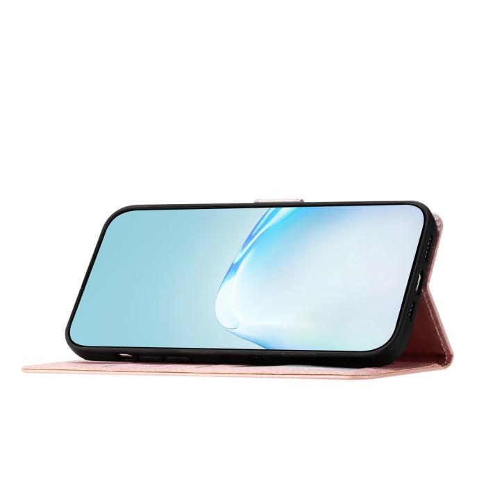 Bild 4, OnePlus Nord CE5 Fodral Läder Roséguld