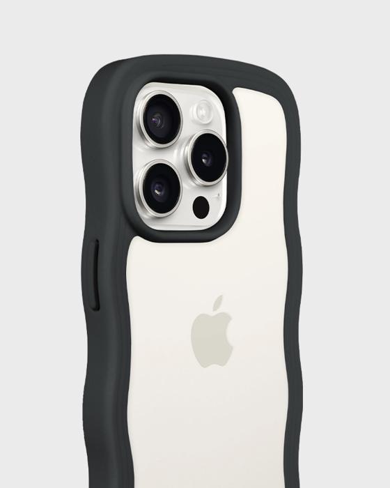 Bild 5, holdit iPhone 14 Pro Max Skal Wavy Svart/Transpare