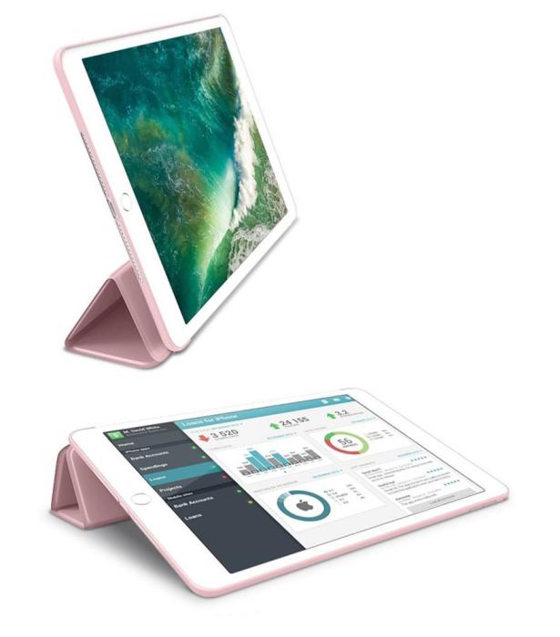 Bild 6, Tech-Protect iPad 9.7 2017/2018 Fodral SmartCase Roséguld