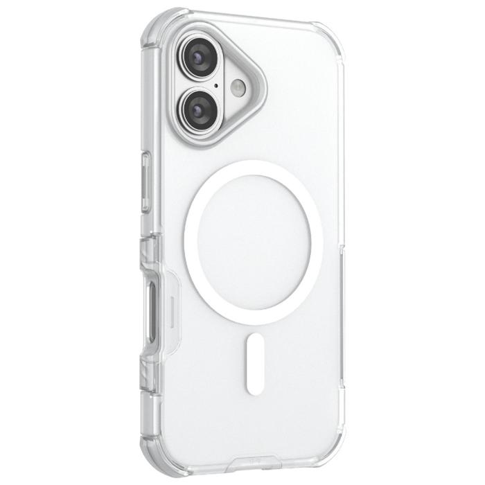 Bild 2, iPhone 17 Skal MagSafe Shockproof Hybrid Vit
