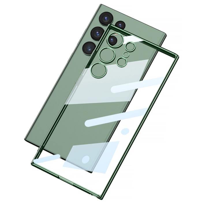 Bild 2, GKK Galaxy S24 Ultra Skal Electroplate TPU Midnight Green