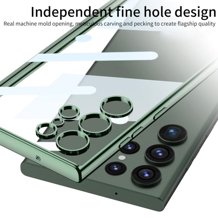 Bild 4, GKK Galaxy S24 Ultra Skal Electroplate TPU Midnight Green