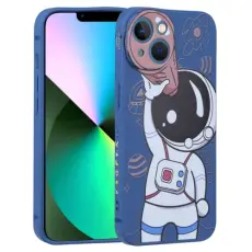 iPhone 14 Skal Spaceman Med Kikare