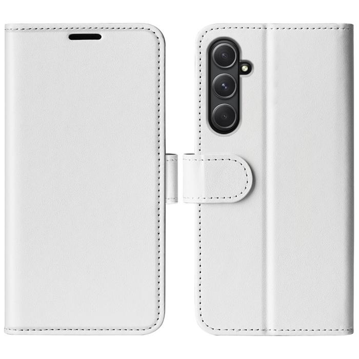Bild 1, Samsung Galaxy A55 5G Fodral Crazy Horse Läder Vit