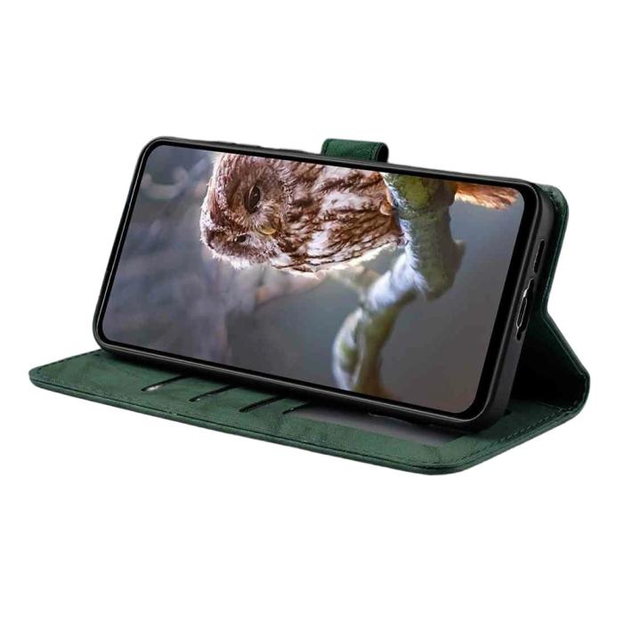Bild 3, Samsung Galaxy S26 Fodral Fjäril Tryck Grön
