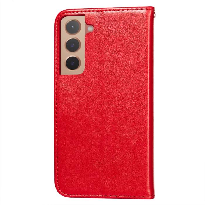 Bild 3, Samsung Galaxy S22 Plus Fodral Tre Ränder Röd