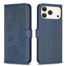 iPhone 17 Pro Max Fodral Med Blommigt Tryck Bl&aring;