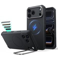 ESR iPhone 18 Pro / 17 Pro Skal MagSafe Cyber Tough Kickstand Svart