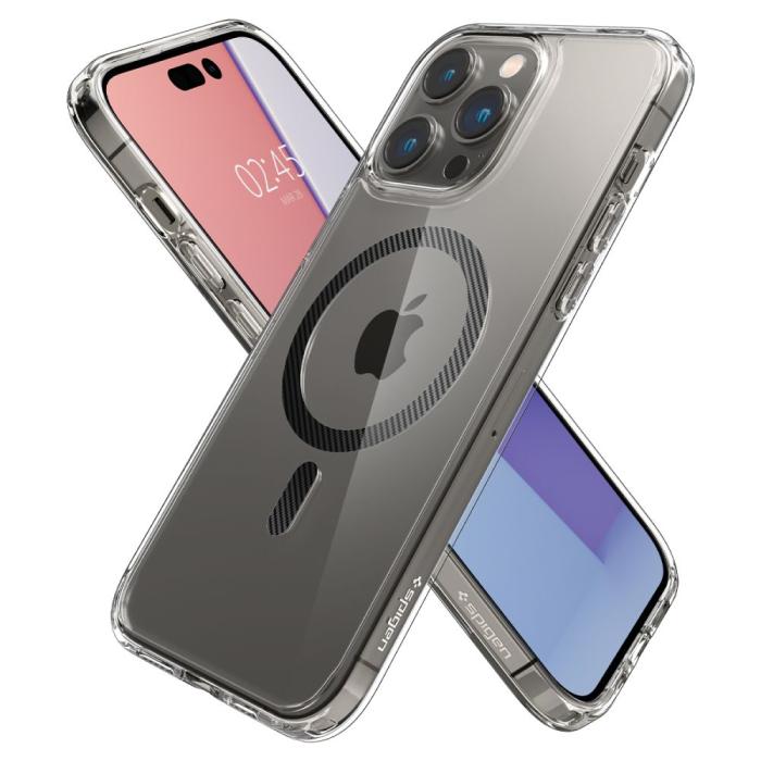 Bild 6, Spigen iPhone 14 Pro Max Skal Ultra Hybrid Mag MagSafe Kolfiber