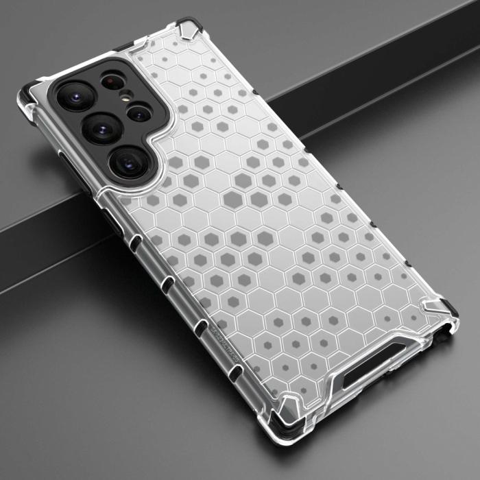 Bild 5, Samsung Galaxy S23 Ultra Skal Shockproof Honeycomb Grå