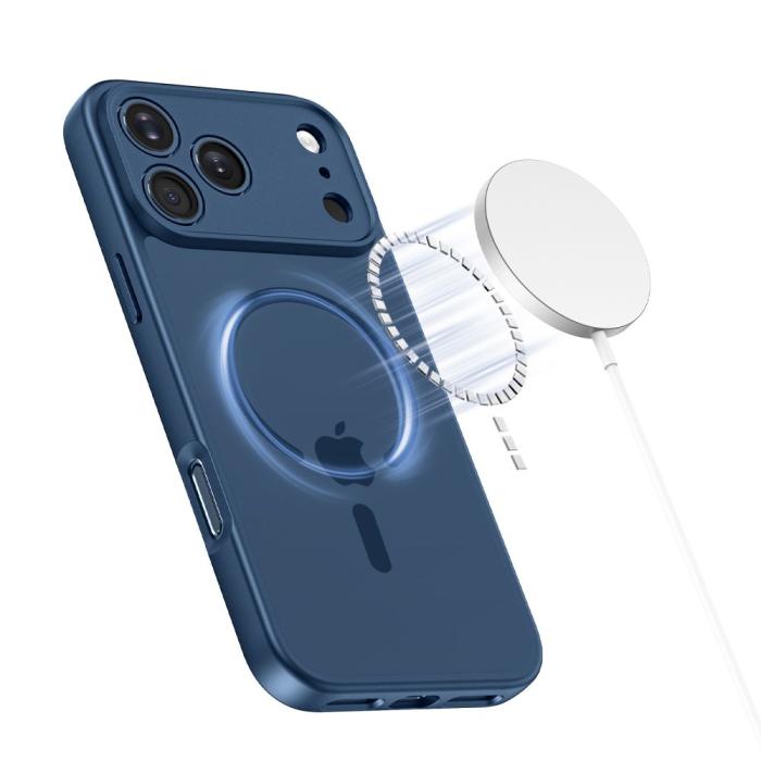 Bild 4, Tech-Protect iPhone 17 Pro Max Skal MagSafe BasicMag Deep Blue