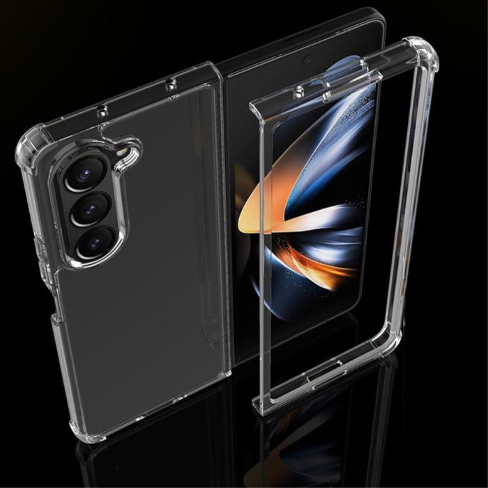 Bild 5, Samsung Galaxy Z Fold 5 Skal Shockproof Hybrid Transparent