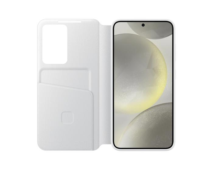 Bild 3, Samsung Galaxy S24 Fodral Smart Clear View White
