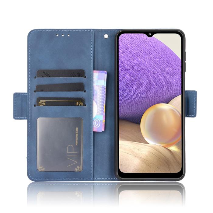 Bild 4, Samsung Galaxy A32 5G - Fodral Med Avtagbart Kortfodral - Blå