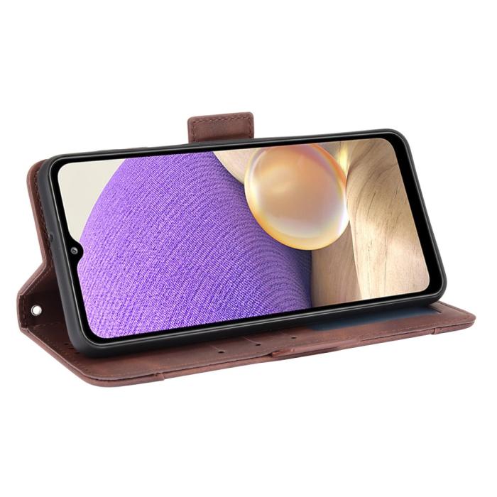 Bild 5, Samsung Galaxy A32 5G - Fodral Med Avtagbart Kortfodral - Brun